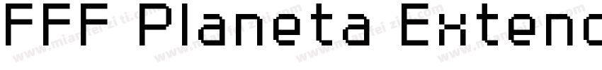 FFF Planeta Extended字体转换